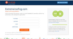 Desktop Screenshot of extremeroofing.com